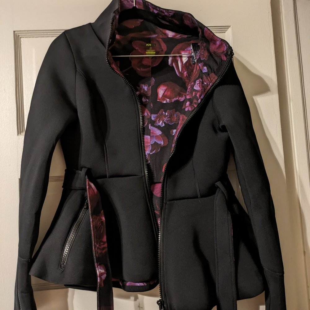 Popflex Active Peplum Jacket NWT!